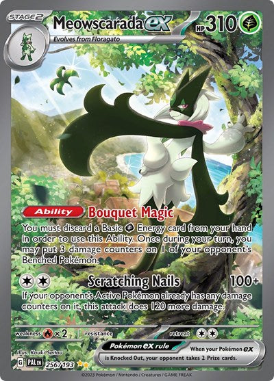 Meowscarada ex - 256/193 (Special Illustration Rare) [PAL-256-SIR]
