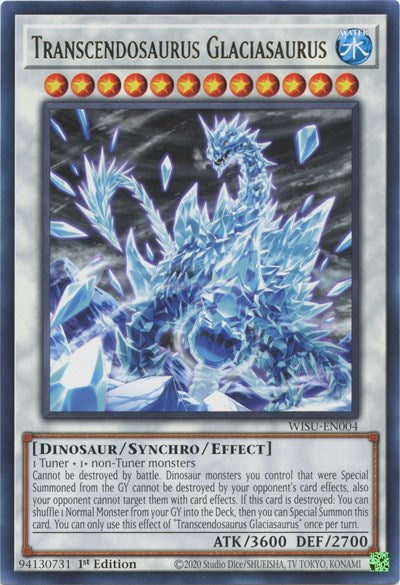 Transcendosaurus Glaciasaurus (Rare) [WISU-EN004-R]
