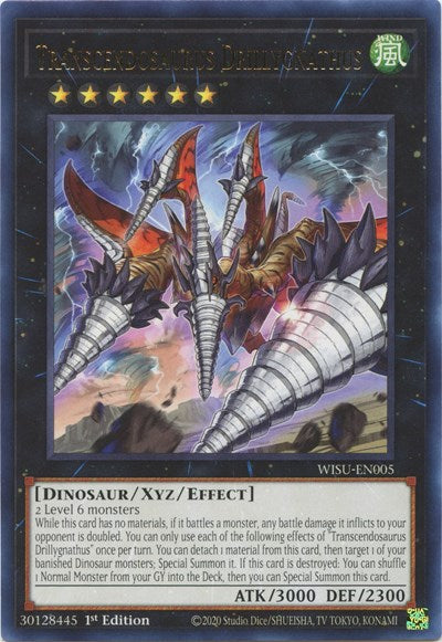 Transcendosaurus Drillygnathus (Rare) [WISU-EN005-R]
