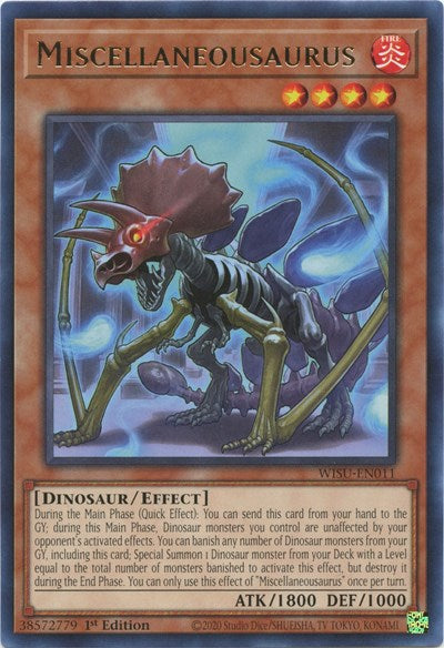 Miscellaneousaurus (Rare) [WISU-EN011-R]