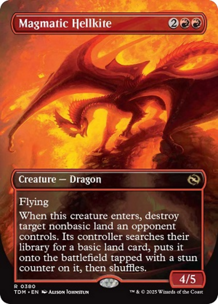 Magmatic Hellkite // Magmatic Hellkite - Borderless - Full Art [TDM-380]