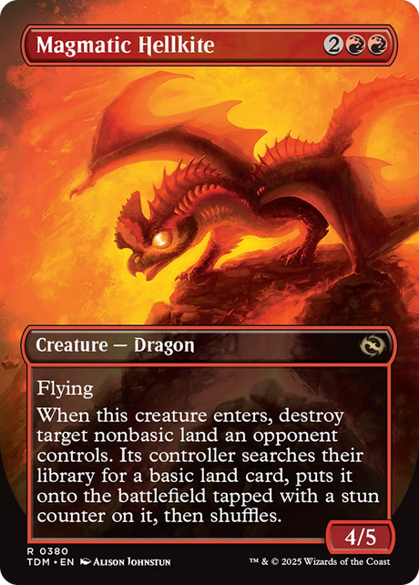 Magmatic Hellkite // Magmatic Hellkite - Borderless - Full Art [TDM-380]