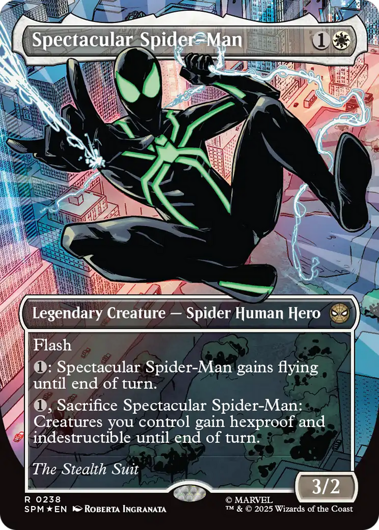 Spectacular Spider-Man - Borderless - Textured Foil - Full Art [SPM-238]