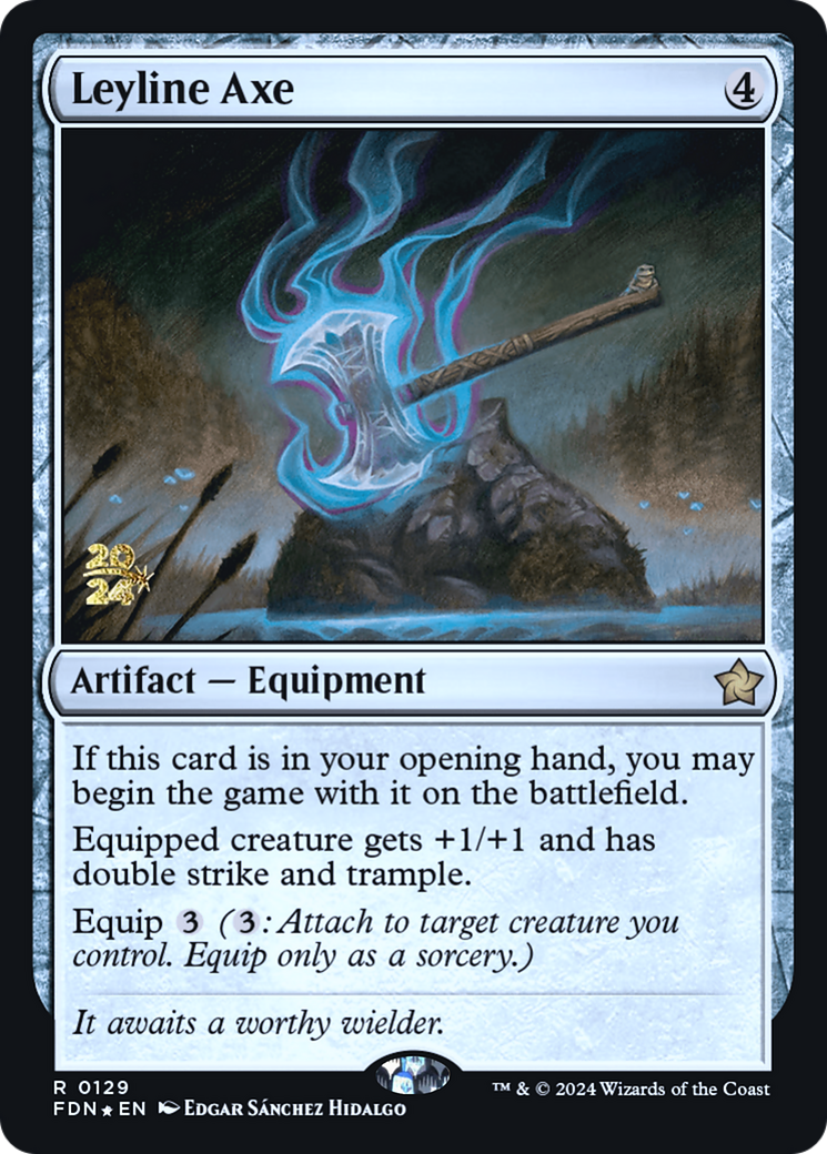 Leyline Axe - Prerelease Promo [PFDN-129s]