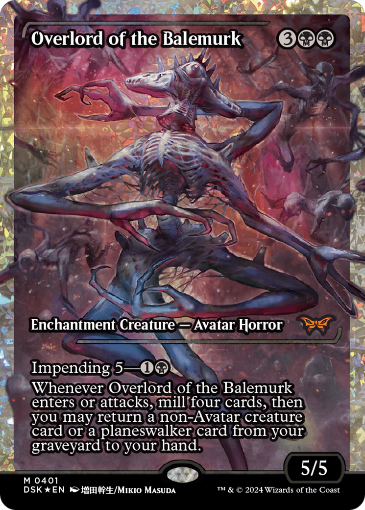 Overlord of the Balemurk - Showcase - Fracture Foil [DSK-401]