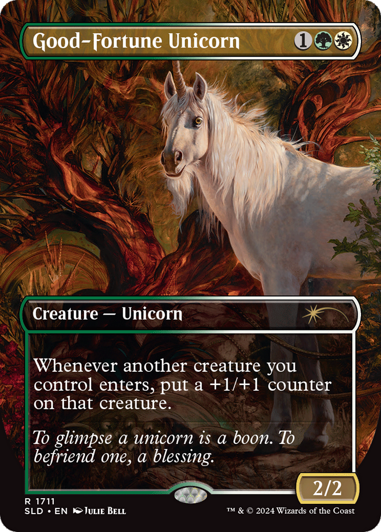 Good-Fortune Unicorn - Borderless - Full Art [SLD-1711]