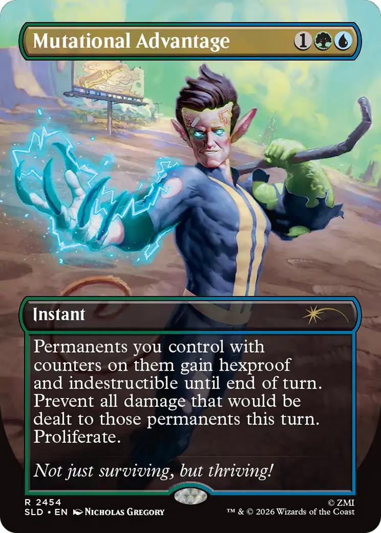 Mutational Advantage - Borderless - Full Art [SLD-2454]