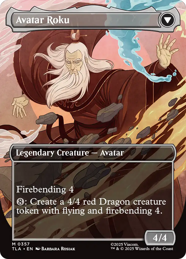 The Legend of Roku // Avatar Roku - Borderless - Full Art [TLA-357]