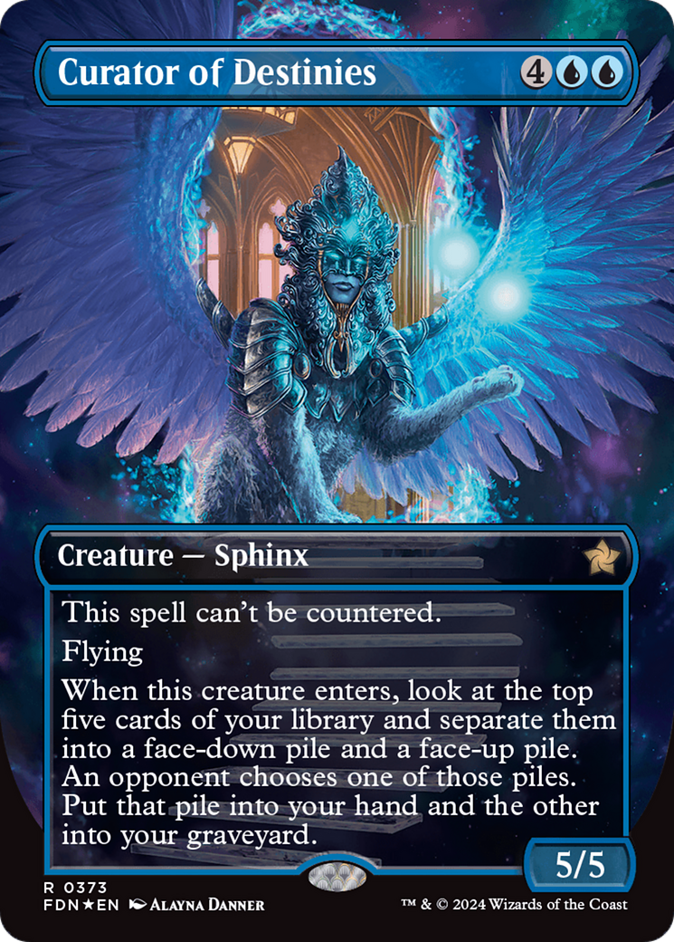 Curator of Destinies - Borderless - Mana Foil [FDN-373]