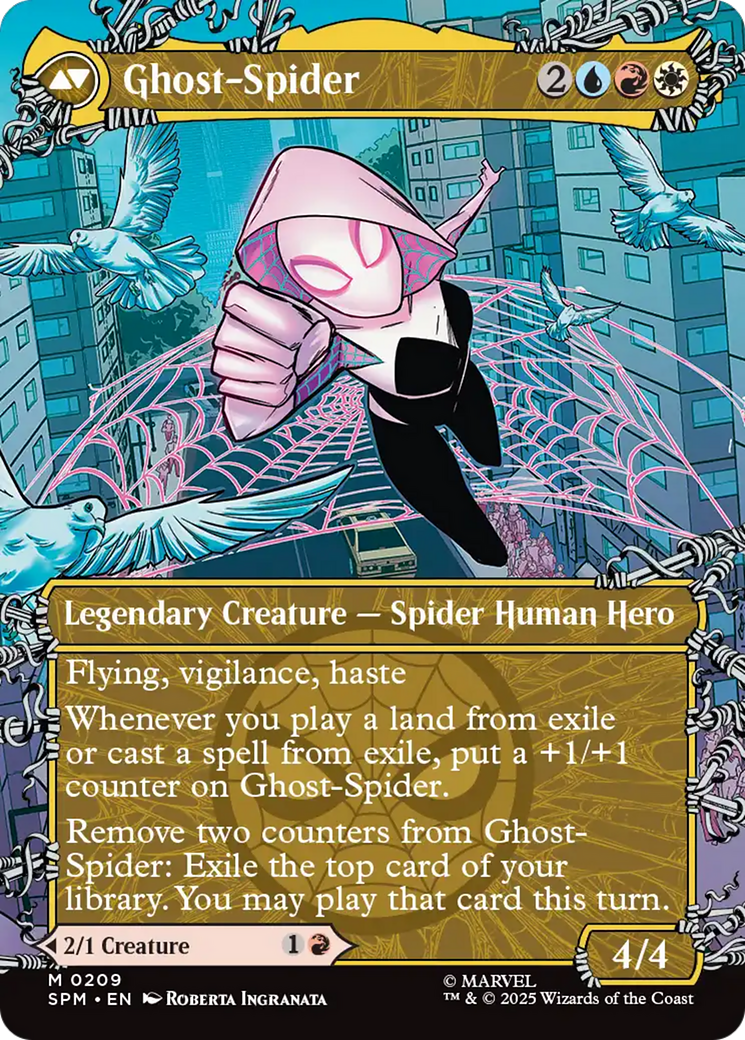 Gwen Stacy // Ghost-Spider - Borderless - Showcase - Full Art [SPM-209]