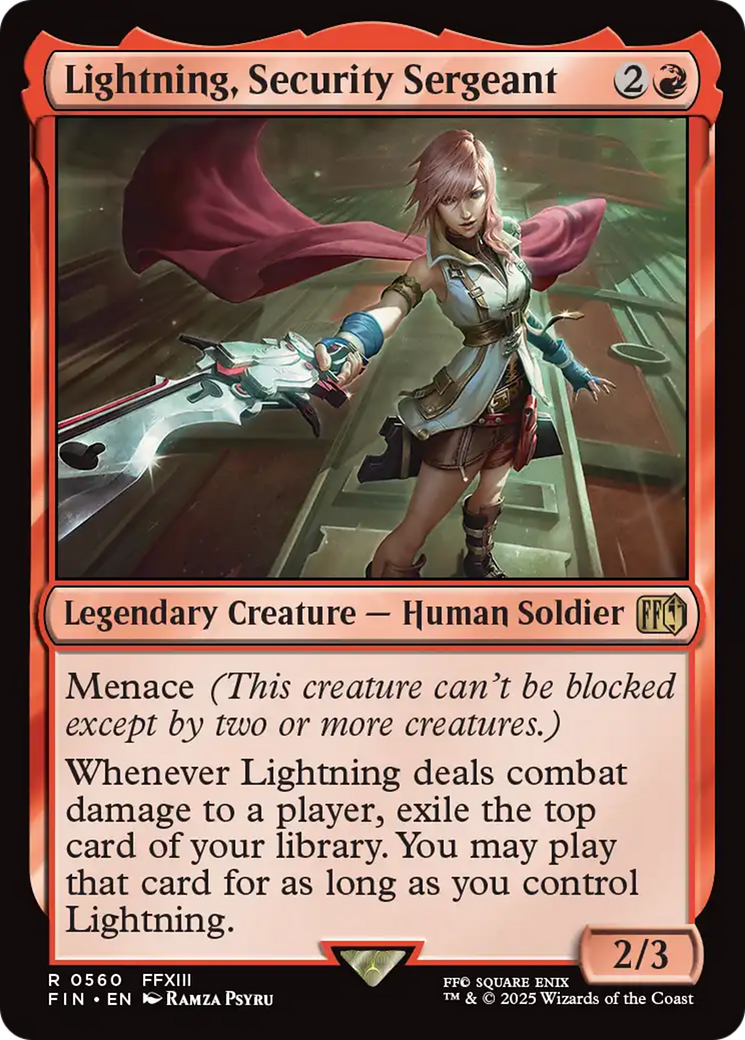 Lightning, Security Sergeant [FIN-560]