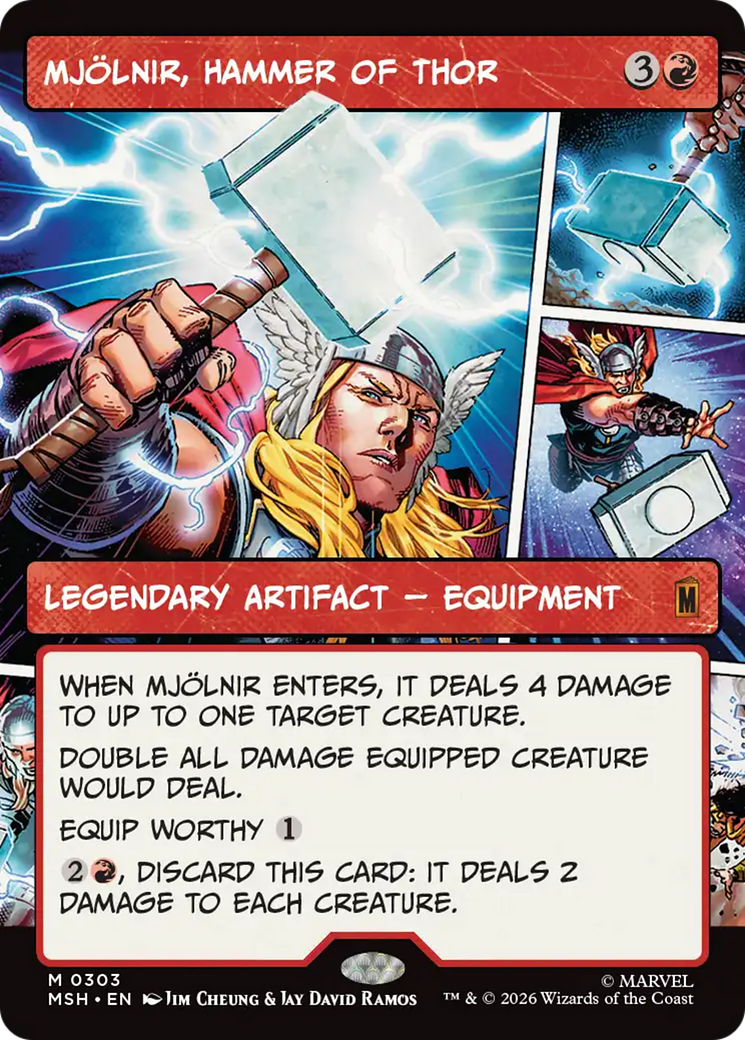 Mjölnir, Hammer of Thor - Borderless - Showcase [MSH-303]