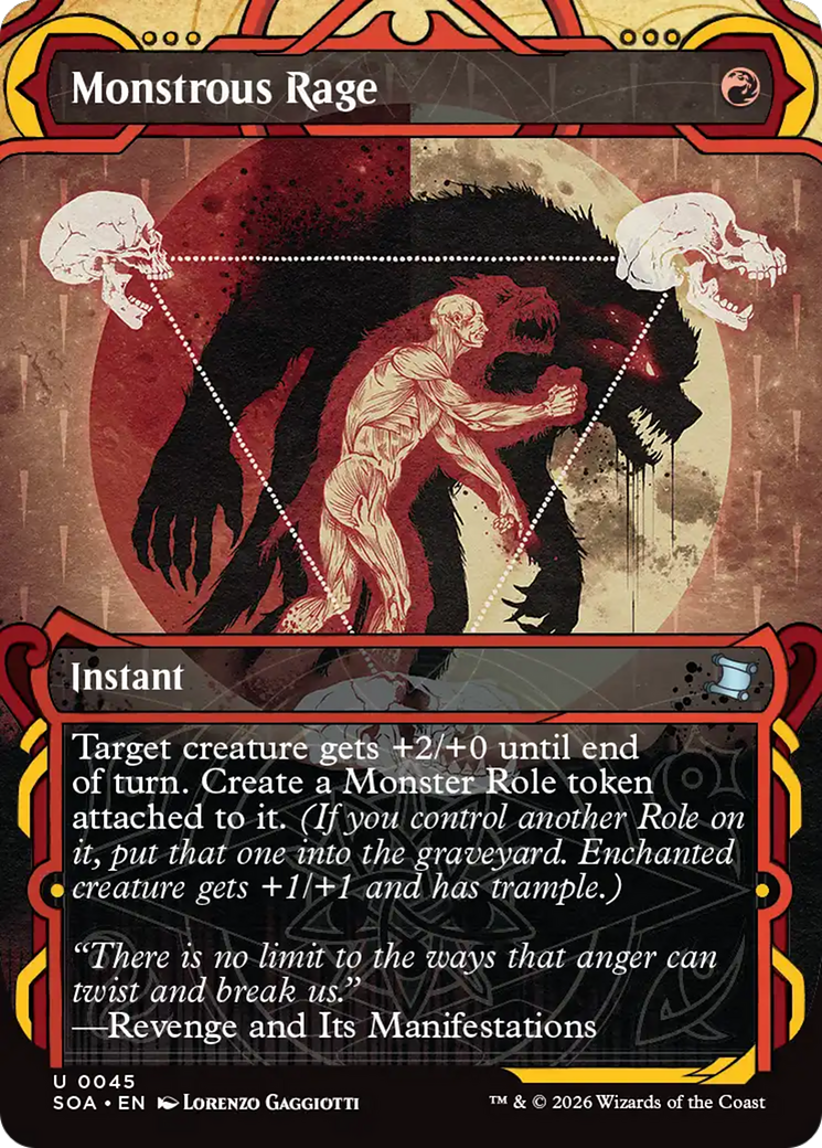 Monstrous Rage - Borderless - Showcase [SOA-45]