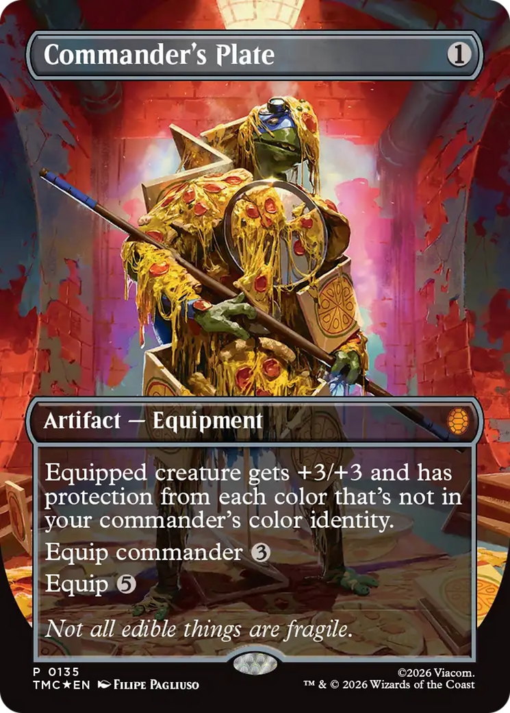Commander's Plate - Borderless - Full Art [TMC-135]