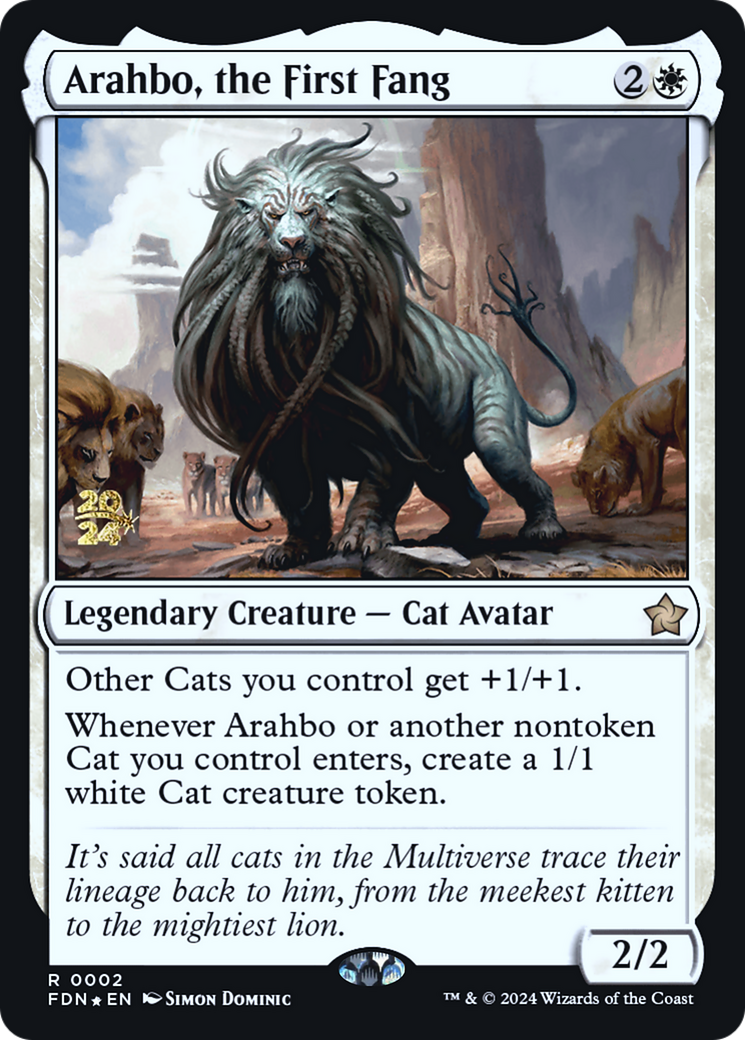 Arahbo, the First Fang - Prerelease Promo [PFDN-2s]