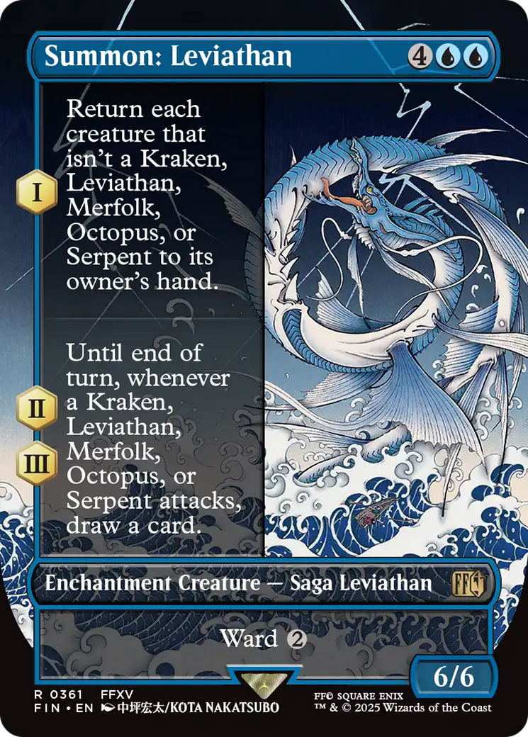 Summon: Leviathan - Borderless - Full Art [FIN-361]