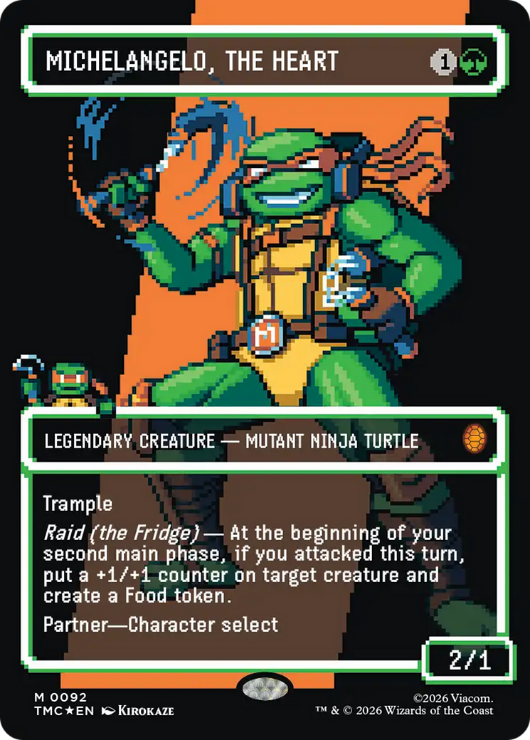 Michelangelo, the Heart - Borderless - Full Art [TMC-92]