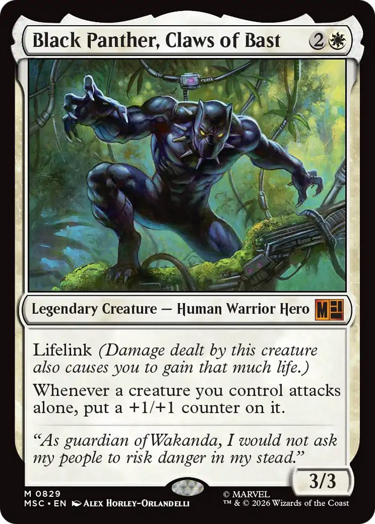 Black Panther, Claws of Bast [MSC-829]