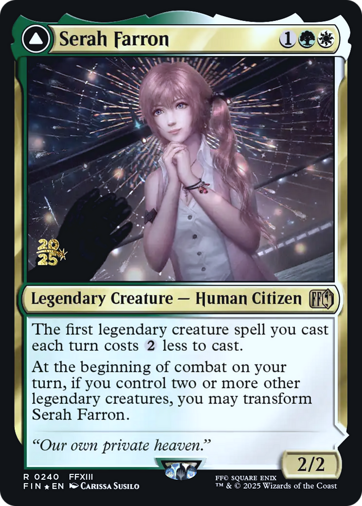 Serah Farron // Crystallized Serah - Prerelease Promo [PFIN-240s]