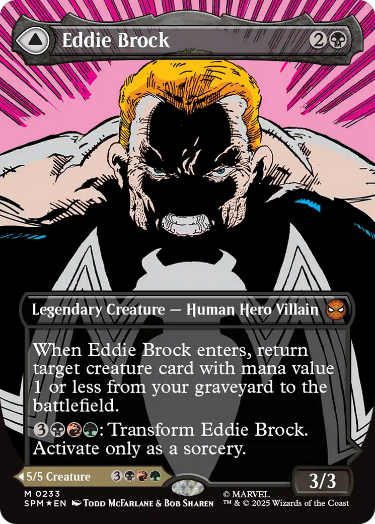 Eddie Brock // Venom, Lethal Protector - Borderless - Full Art [SPM-233]
