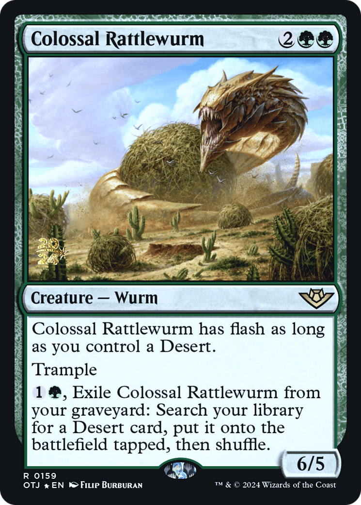 Colossal Rattlewurm - Prerelease Promo [POTJ-159s]