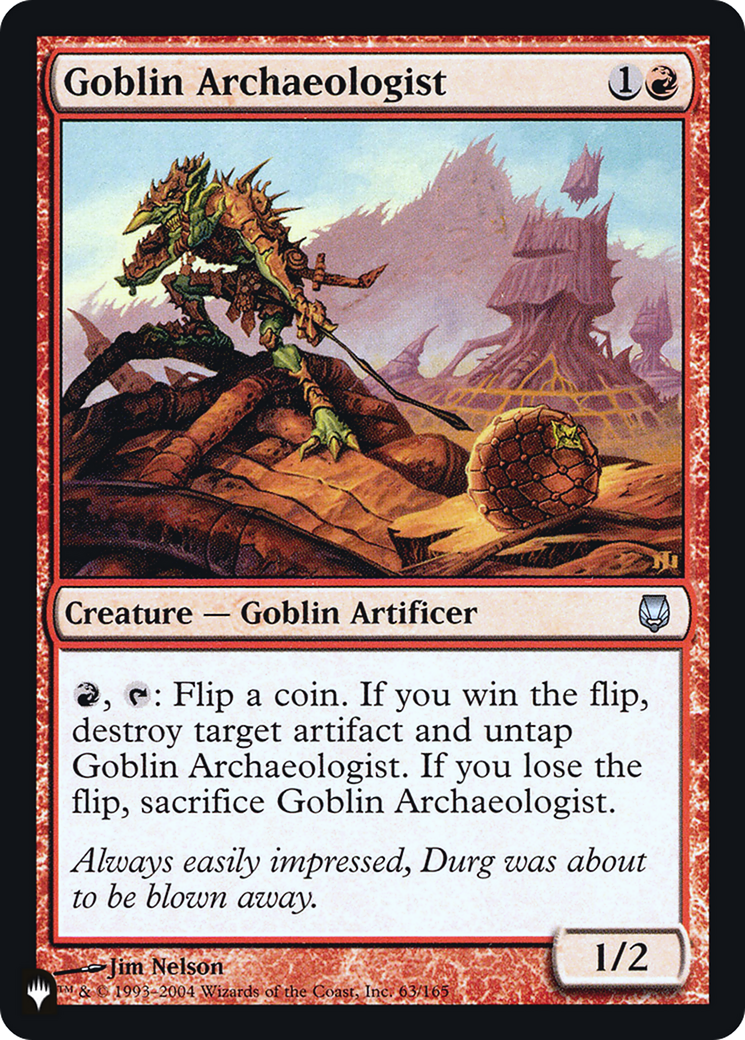 Goblin Archaeologist [PLST-DST-63]