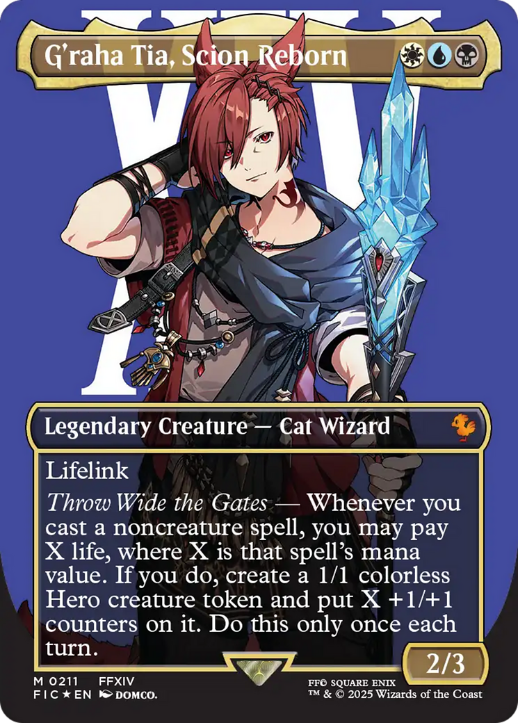 G'raha Tia, Scion Reborn - Borderless - Surge Foil - Full Art [FIC-211]