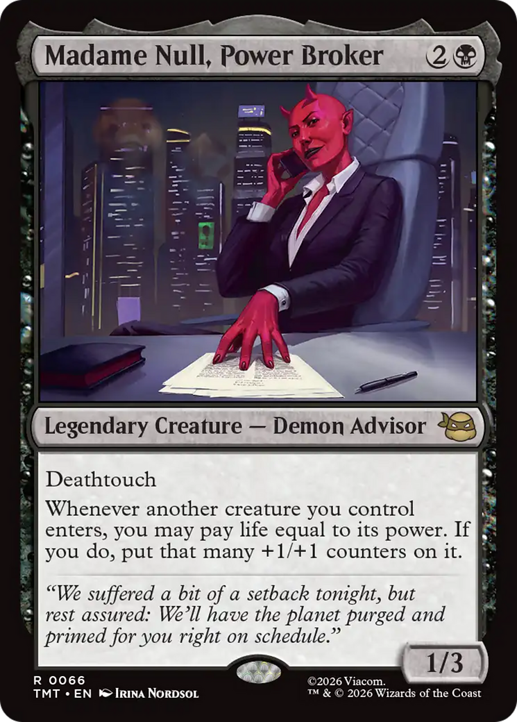 Madame Null, Power Broker [TMT-66]