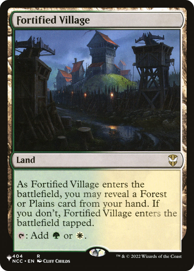 Fortified Village [PLST-NCC-404]