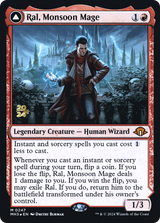 Ral, Monsoon Mage // Ral, Leyline Prodigy - Prerelease Promo [PMH3-247s]
