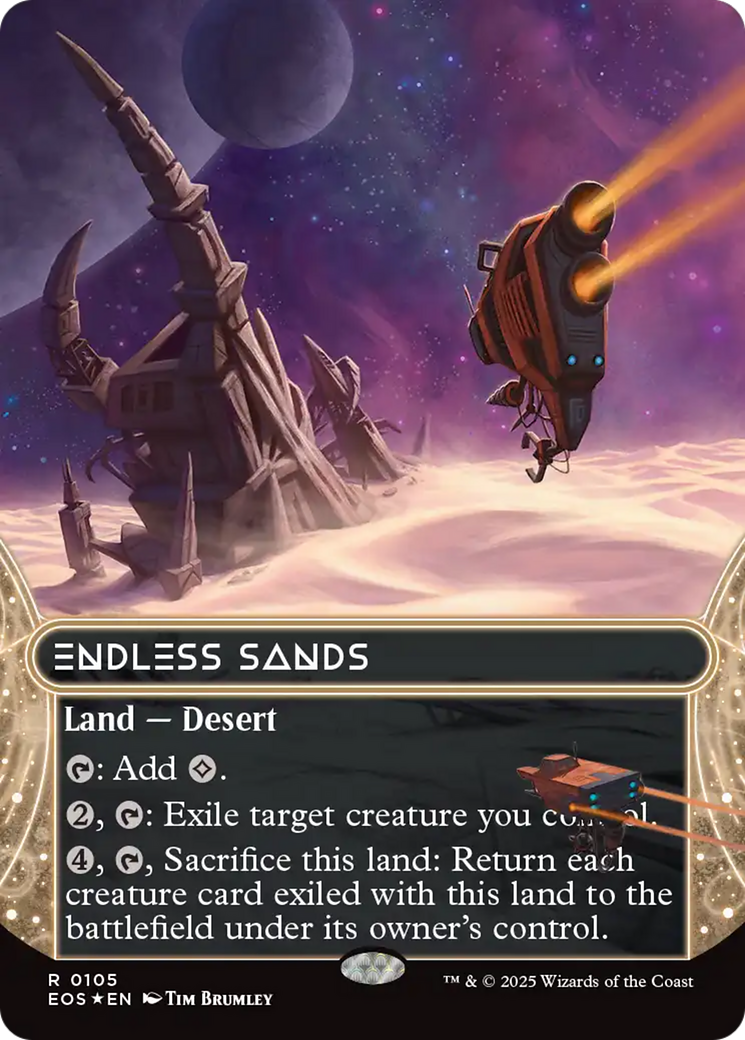 Endless Sands - Borderless - Galaxy Foil - Full Art [EOS-105]