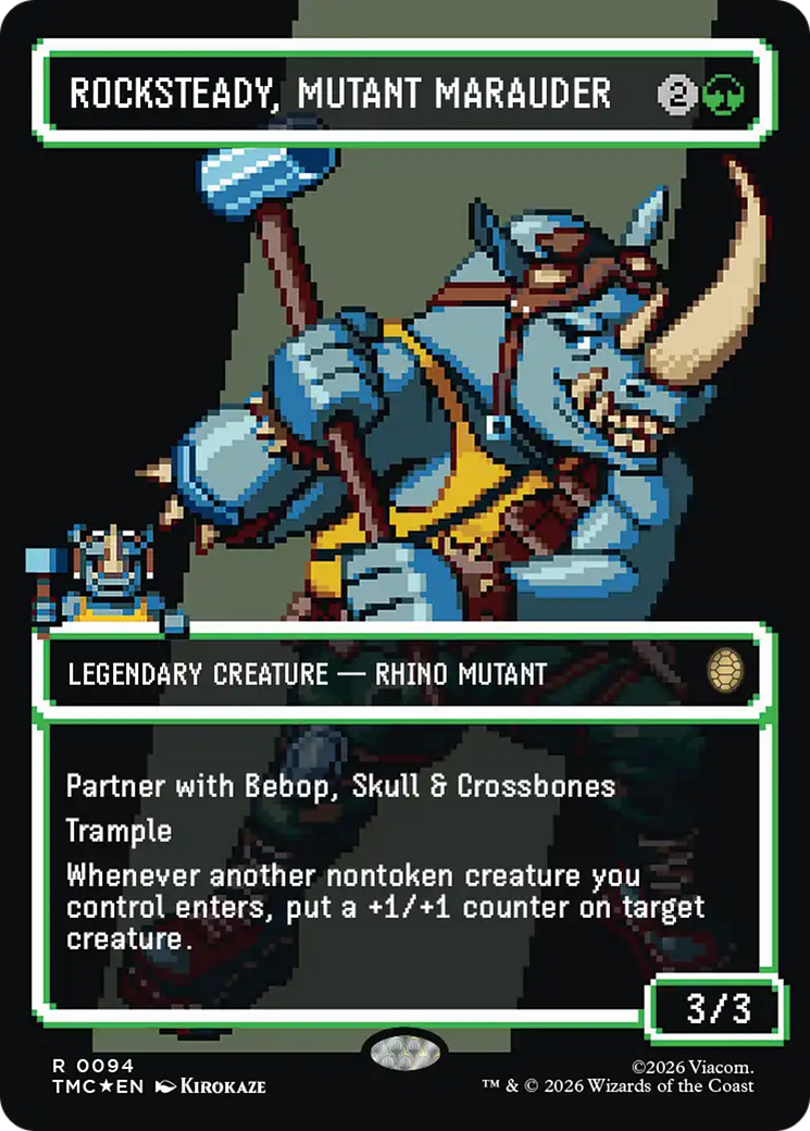 Rocksteady, Mutant Marauder - Borderless - Full Art [TMC-94]