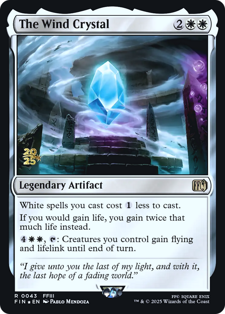 The Wind Crystal - Prerelease Promo [PFIN-43s]