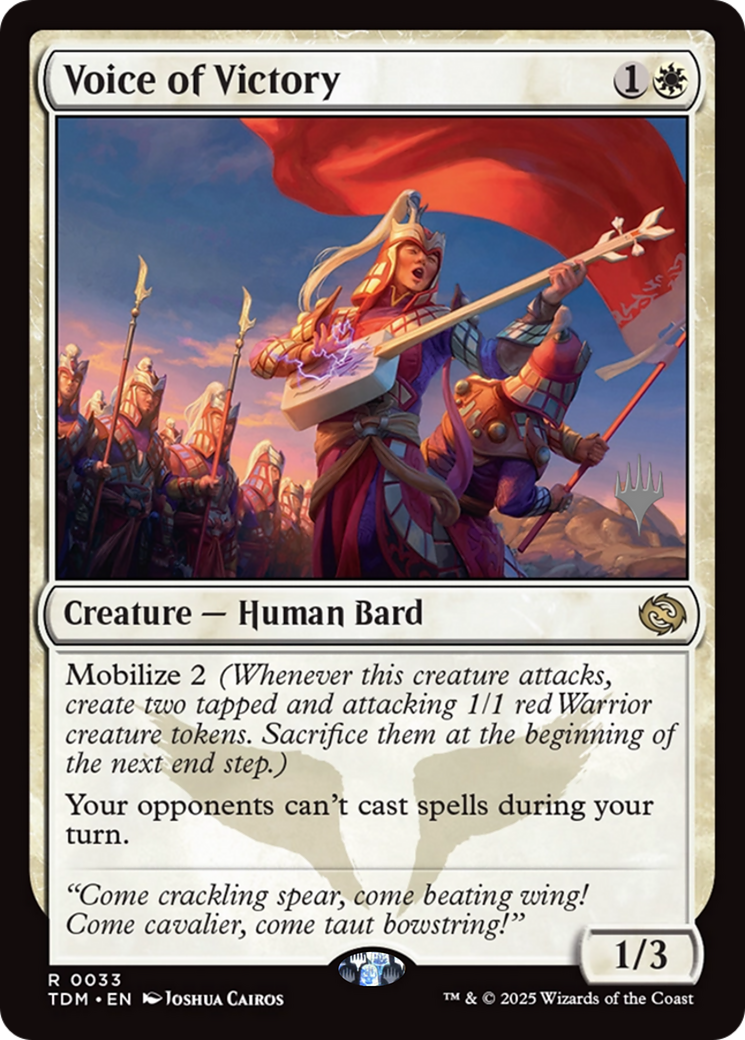 Voice of Victory - Promo Pack [PTDM-33p]