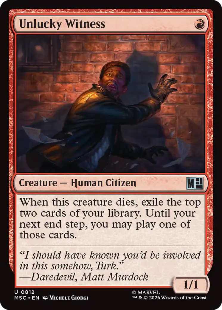 Unlucky Witness [MSC-812]