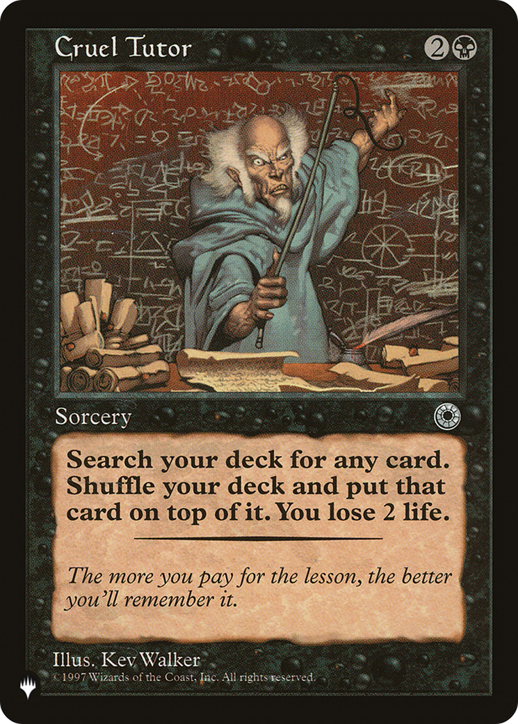 Cruel Tutor [PLST-POR-87]