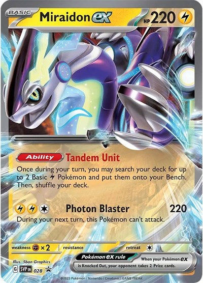 Miraidon ex - 028 (Promo) [SVP-028-PROMO]