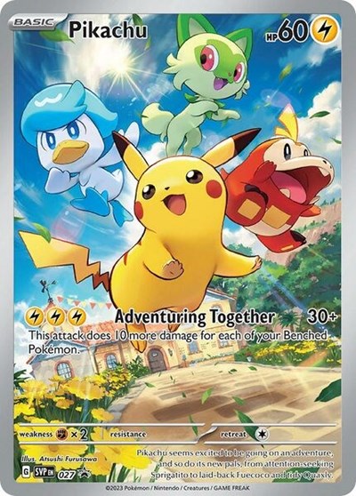 Pikachu - 027 (Promo) [SVP-027-PROMO]
