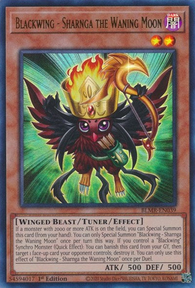 Blackwing - Sharnga the Waning Moon (Ultra Rare) [BLMR-EN039-UR]