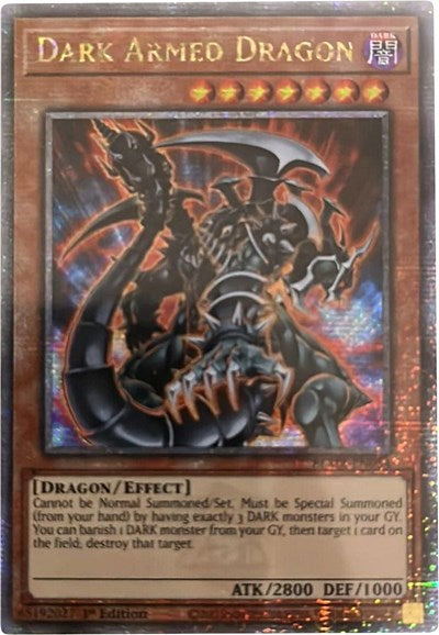 Dark Armed Dragon (Quarter Century Secret Rare) [BLMR-EN054-QCSR]