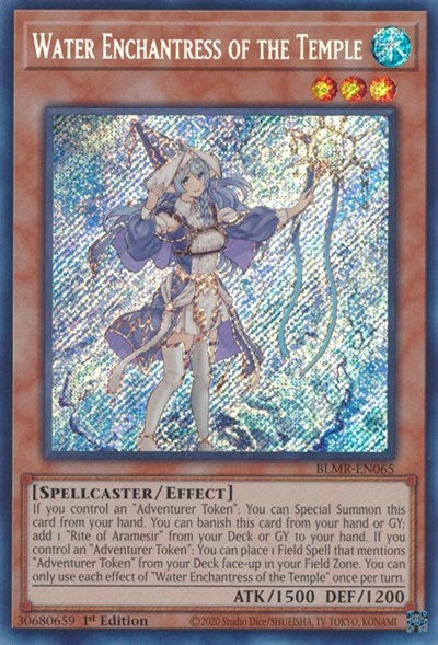 Water Enchantress of the Temple (Secret Rare) [BLMR-EN065-SeR]