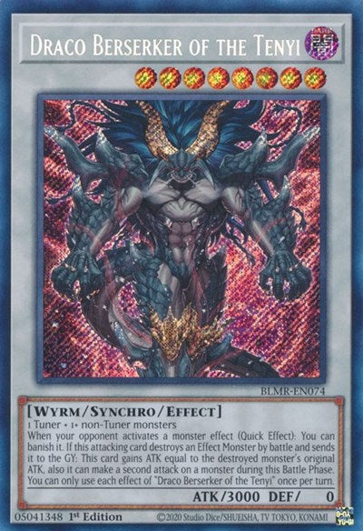 Draco Berserker of the Tenyi (Secret Rare) [BLMR-EN074-SeR]