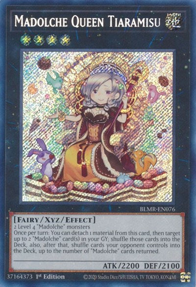 Madolche Queen Tiaramisu (Secret Rare) [BLMR-EN076-SeR]