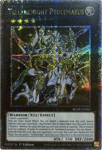 Tellarknight Ptolemaeus (Quarter Century Secret Rare) [BLMR-EN083-QCSR]