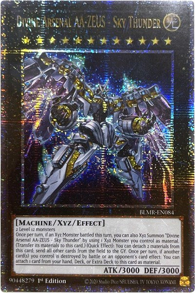 Divine Arsenal AA-ZEUS - Sky Thunder (Quarter Century Secret Rare) [BLMR-EN084-QCSR]