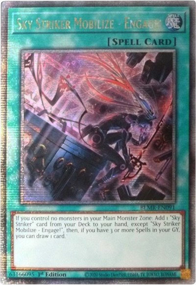 Sky Striker Mobilize - Engage! (Quarter Century Secret Rare) [BLMR-EN091-QCSR]