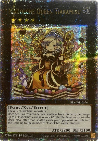Madolche Queen Tiaramisu (Quarter Century Secret Rare) [BLMR-EN076-QCSR]
