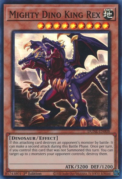 Mighty Dino King Rex (Super Rare) [DUNE-EN008-SuR]