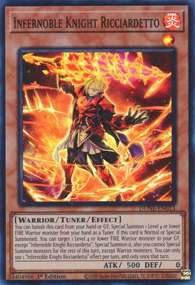 Infernoble Knight Ricciardetto (Super Rare) [DUNE-EN013-SuR]