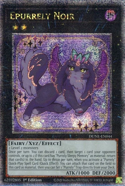 Epurrely Noir (Quarter Century Secret Rare) [DUNE-EN044-QCSR]
